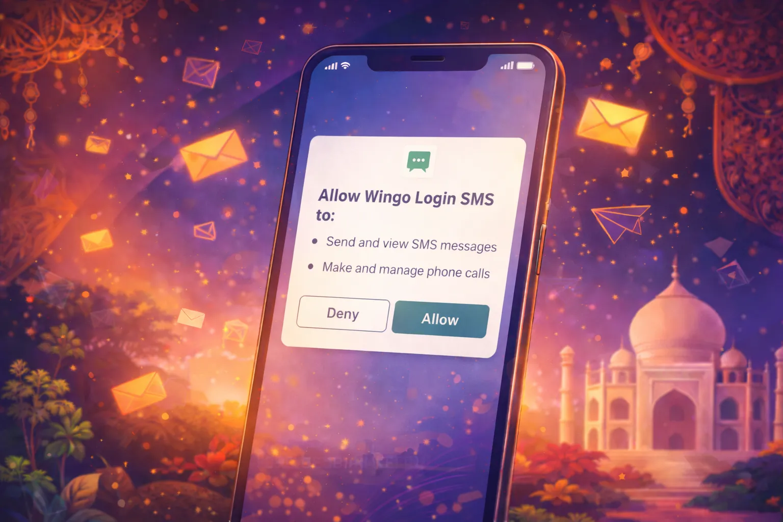 App permissions prompt