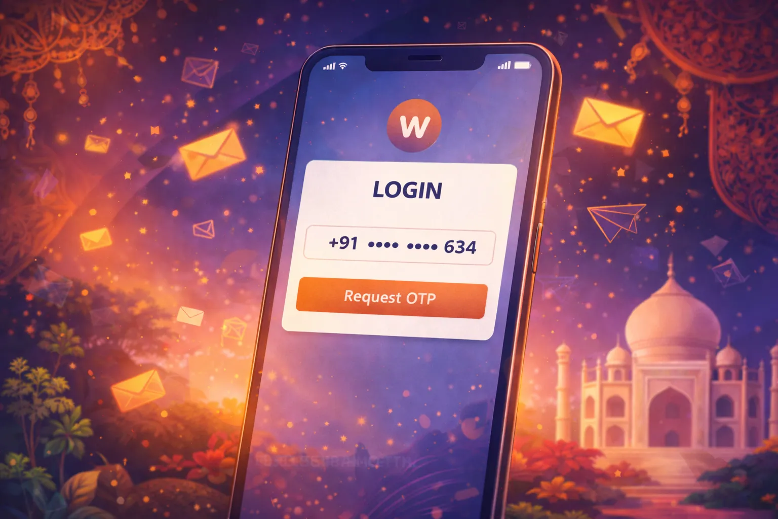 Wingo login screen
